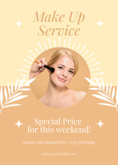 Beauty Salon Ad with Service of Makeup