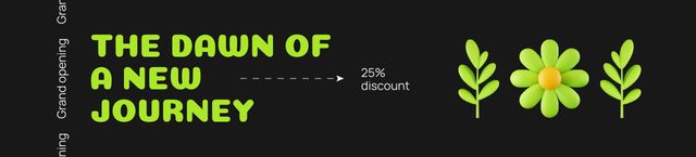 Offer a Pleasant Discount in Honor of Grand Opening Ebay Store Billboard – шаблон для дизайну