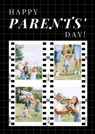 Happy parents' Day Poster Tasarım Şablonu