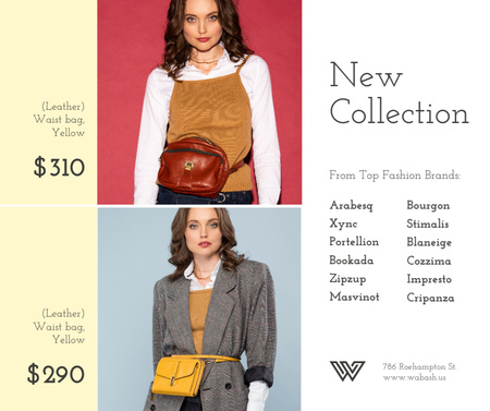 аксесуари зберігають рекламу жінок з кухонними сумочками Facebook – шаблон для дизайну