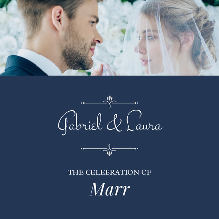 Ontwerpsjabloon van Instagram van Uitnodiging op huwelijk
