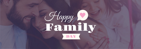 Happy Family day Greeting Tumblr Design Template
