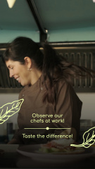 Masterful Chef Culinary Showcase In Fast Restaurant