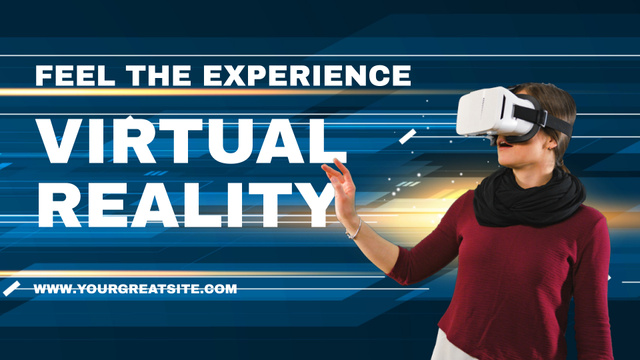 Designvorlage Ad of Virtual Reality Experience für Full HD video