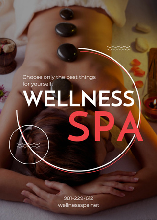 Wellness and Spa Treatment Ad Flayer Design Template
