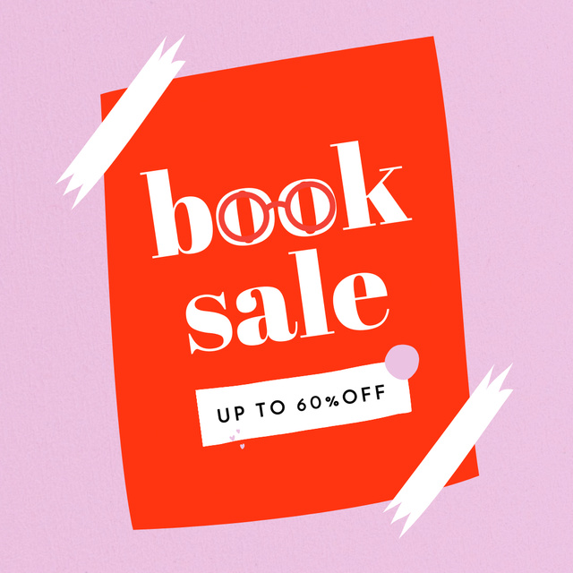 Books Sale Announcement Instagram – шаблон для дизайна