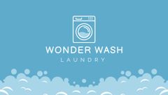 Laundry Service Offer with Foam