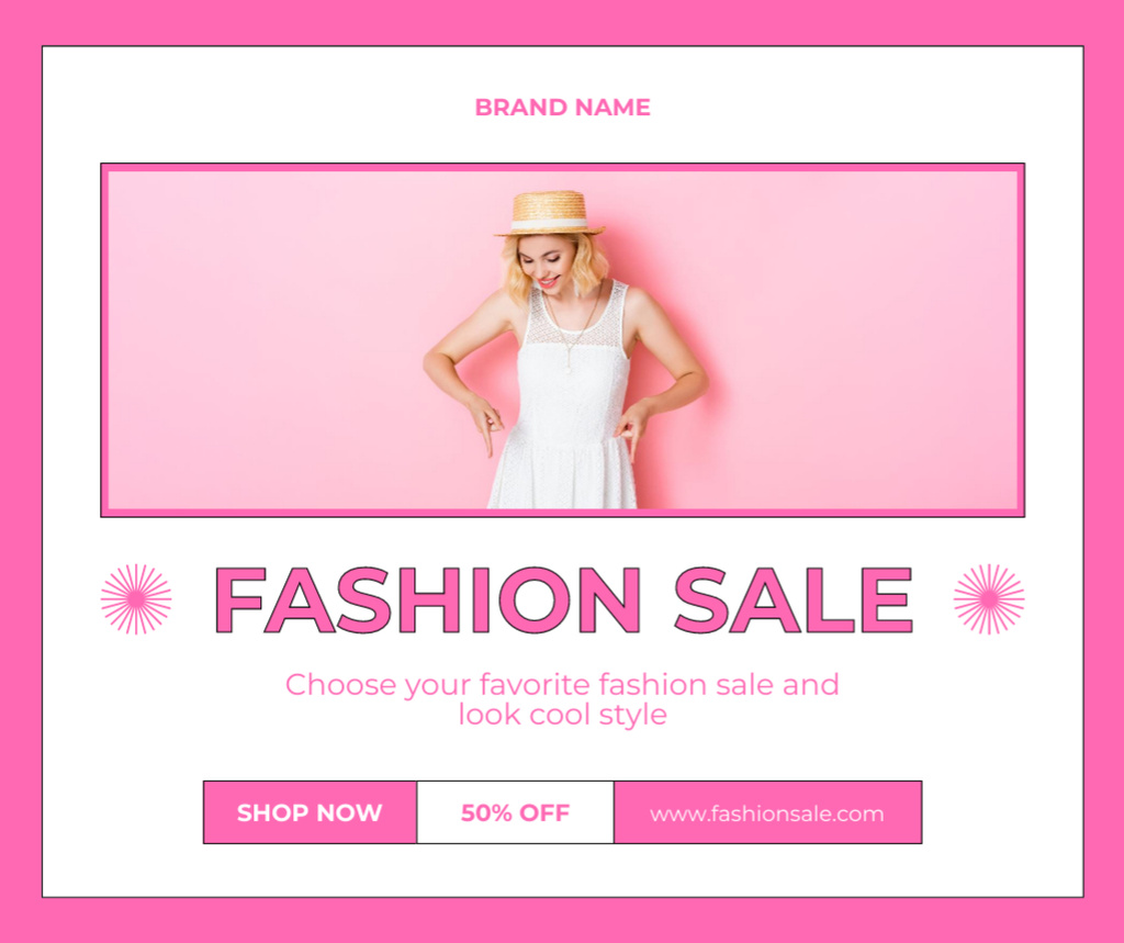Summer Fashion Sale of Favorite Collection Facebook – шаблон для дизайну