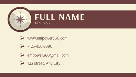 Updated Business Consultant Profile Information Business Card US Design Template