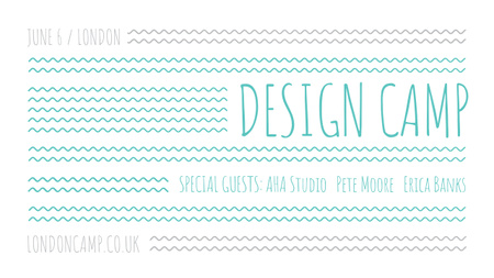 Design camp in London Youtube – шаблон для дизайну