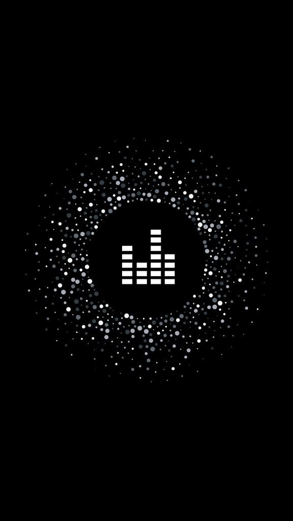 Plantilla de diseño de Music and Recording icons on black Instagram Highlight Cover 