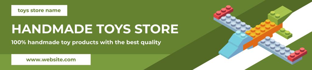 Modèle de visuel Handmade Toys Sale of Best Quality - Ebay Store Billboard