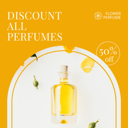 Discount Offer on Perfumes Collection Instagram tervezősablon