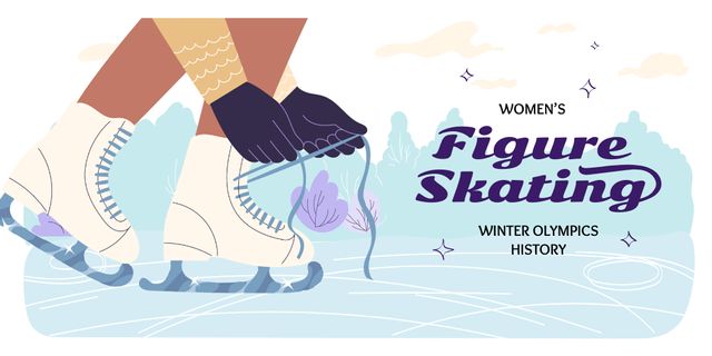 Olympics Figure Skating Twitter – шаблон для дизайна