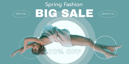 Template di design Big Spring Sale Announcement Twitter