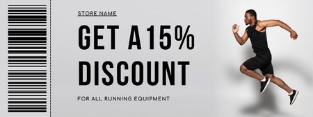 All Running Equipment Sale Coupon Design Template