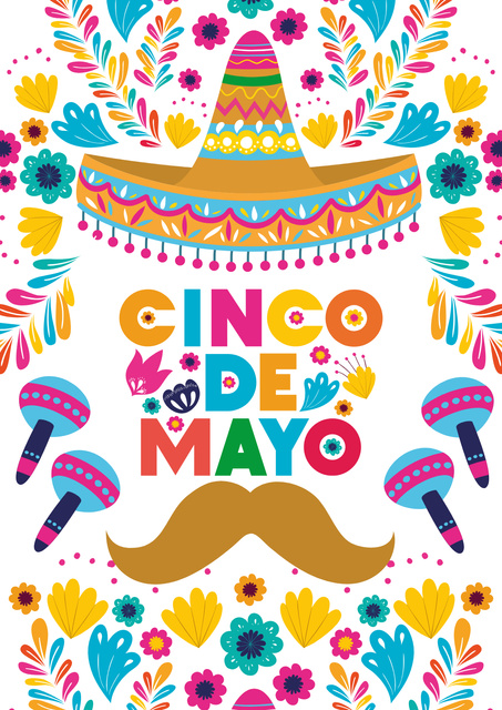 Cinco De Mayo Celebration Poster – шаблон для дизайна
