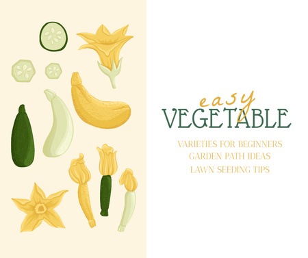 Designvorlage Vegetable Seeds Offer für Facebook