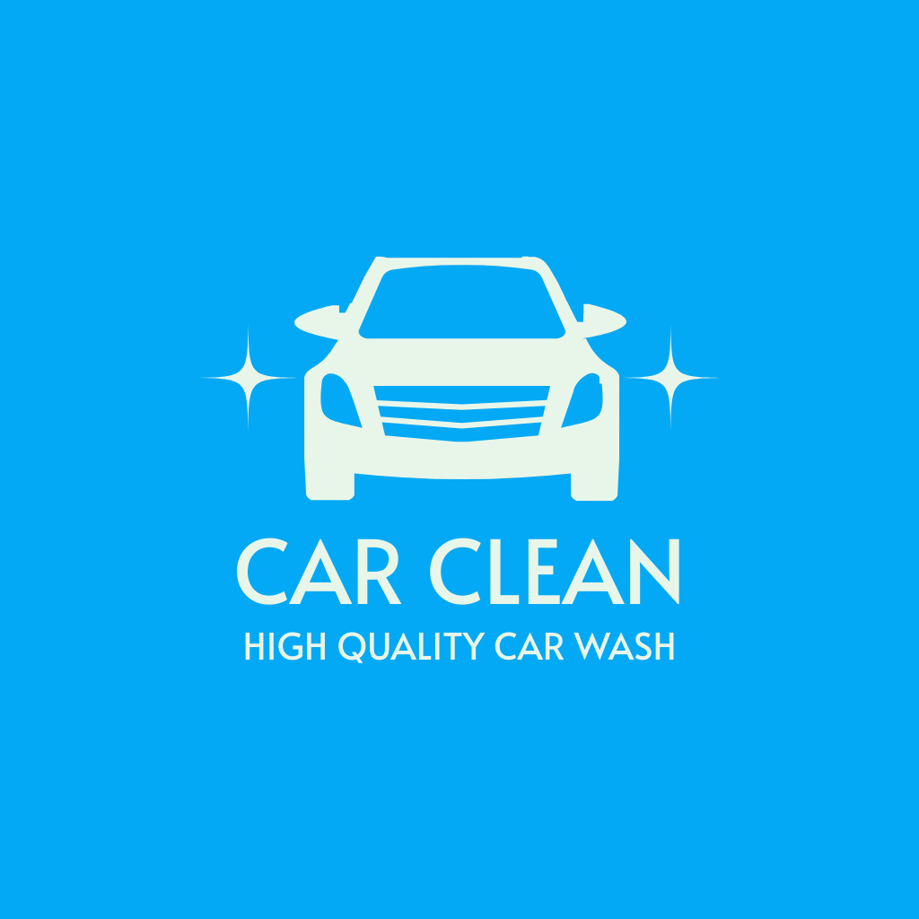 Car Wash Services Logo Πρότυπο σχεδίασης