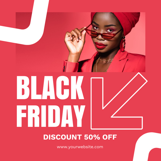 Black Friday Deal for Fashion Accessories Instagramデザインテンプレート