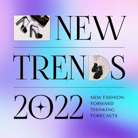 New Fashion Trends Announcement Animated Post Design Template