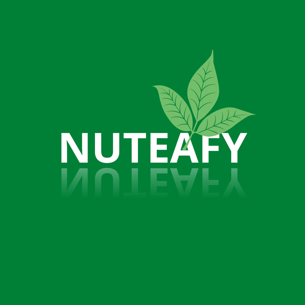 Emblem with Green Leaf Logo Tasarım Şablonu