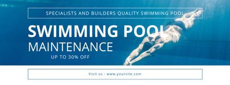 Pool Maintenance Discount Offer Facebook cover Design Template