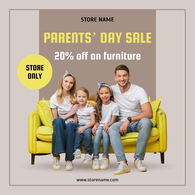 Szablon projektu Parents’ Day sale Instagram