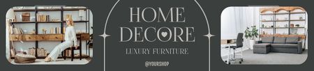 Ad of Stylish Home Decor Ebay Store Billboard Design Template