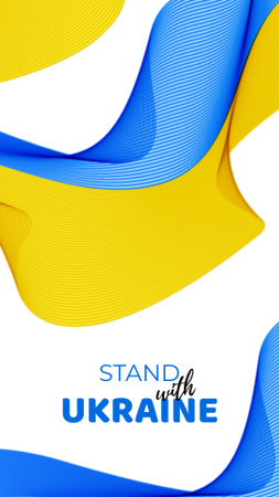 Platilla de diseño Stand With Ukraine Instagram Story