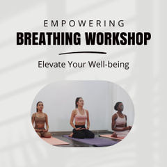 Breathing Workshop With Workout Announcement