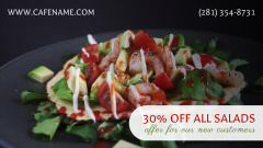 Personalized Salads At Reduced Price Offer