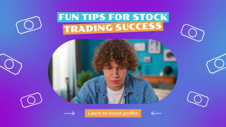 Essential Advice Of Stock Trading Success Full HD video Design Template