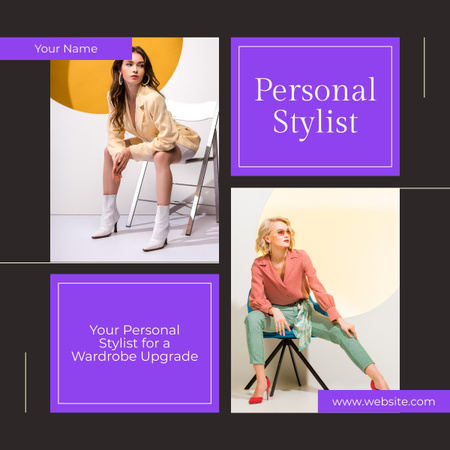 Personal Wardrode Styling LinkedIn post Design Template
