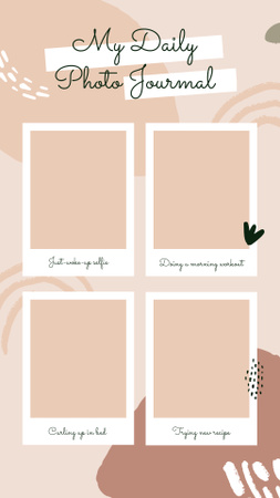 My Daily Photo Journal Profile Instagram Story Design Template