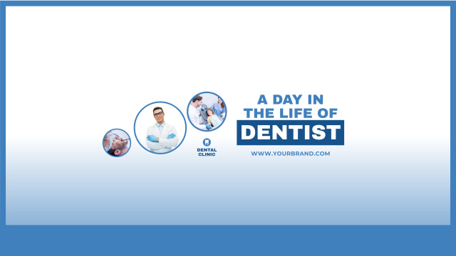 Plantilla de diseño de Blog about Dentist's Life Youtube 