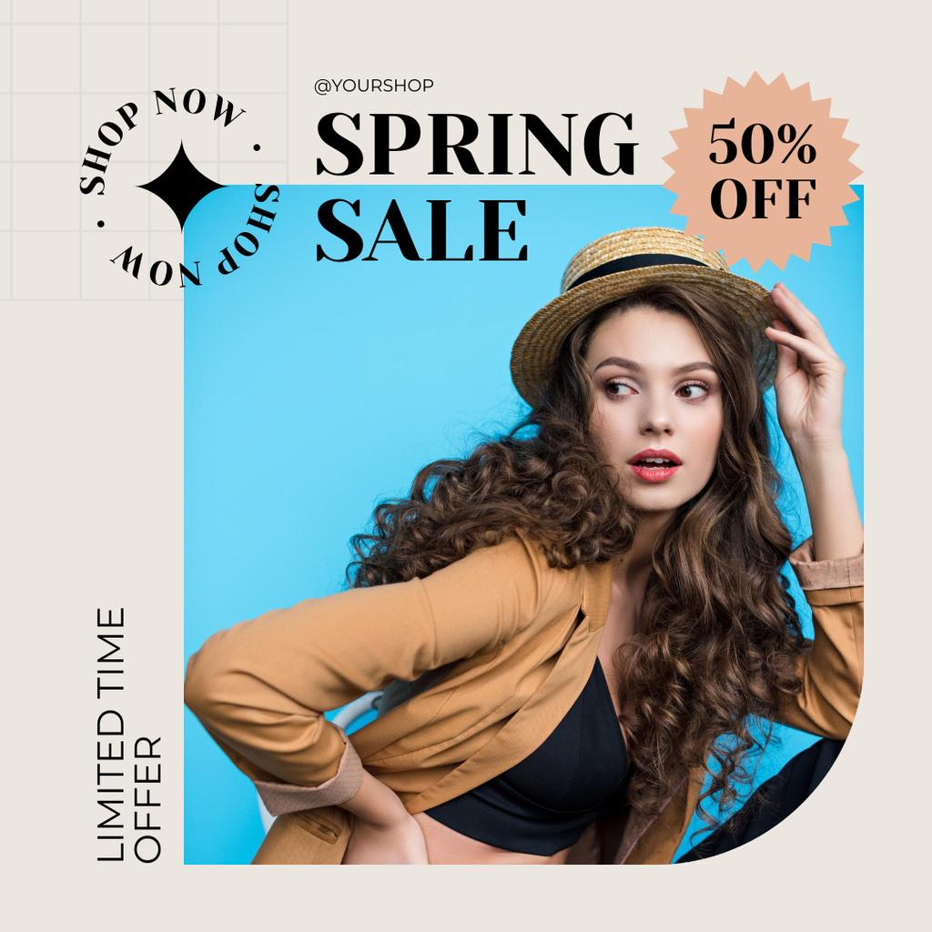 Modèle de visuel Spring Season Offers - Instagram AD