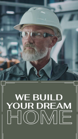 Platilla de diseño Construction Service Fulfilling Customer Dreams TikTok Video