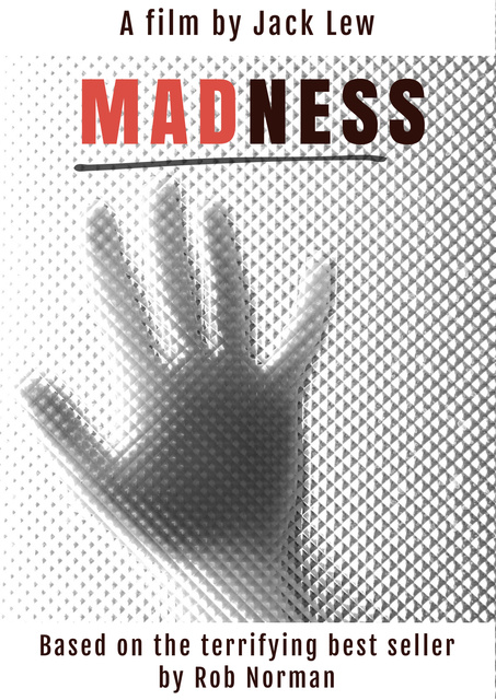 Plantilla de diseño de Madness film poster Poster 