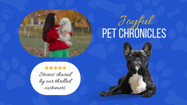 Amusing Pet Chronicles From Pet Owner Full HD video Design Template