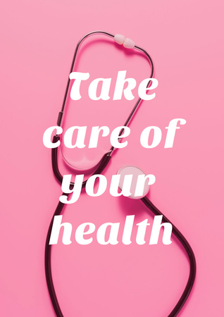 Modèle de visuel Motivation on Health Check ups - Poster