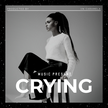 Crying Album Cover Album Cover tervezősablon