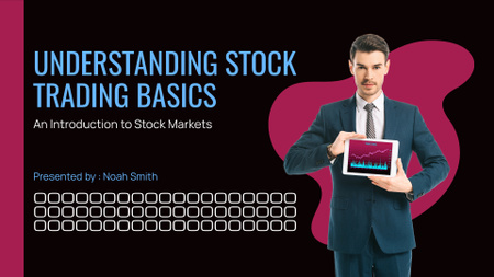 Understanding Stock Trading Basics Presentation Wide Design Template