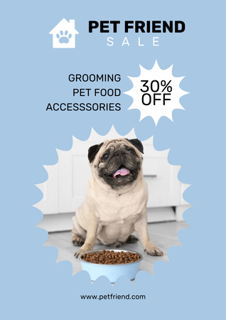 Pet Salon Promotion Poster A3 Design Template