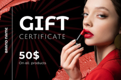Gift Voucher for All Makeup Products