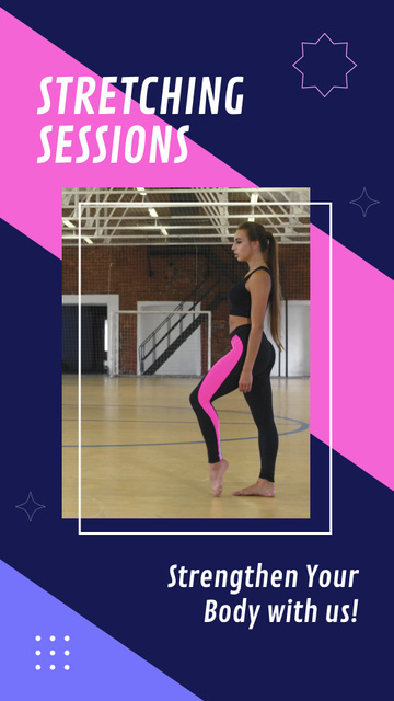 Template di design Effectively Stretching Trainings In Gym Offer Instagram Video Story