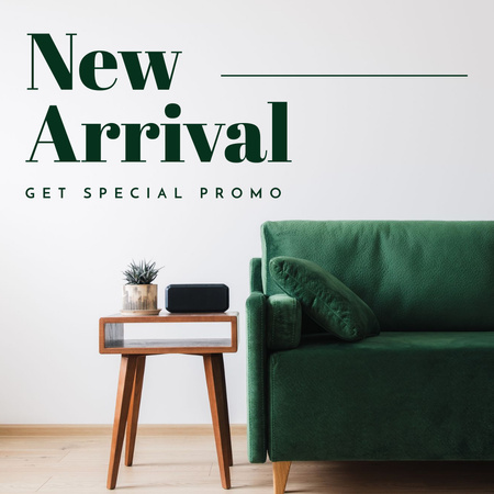 Plantilla de diseño de Nueva llegada de muebles para el hogar Instagram 