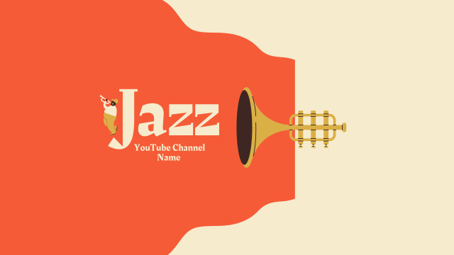 Designvorlage Blog Promotion with Jazz Music für Youtube