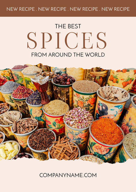 Spice shop Poster – шаблон для дизайну