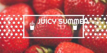 Modèle de visuel Juicy summer banner - Image
